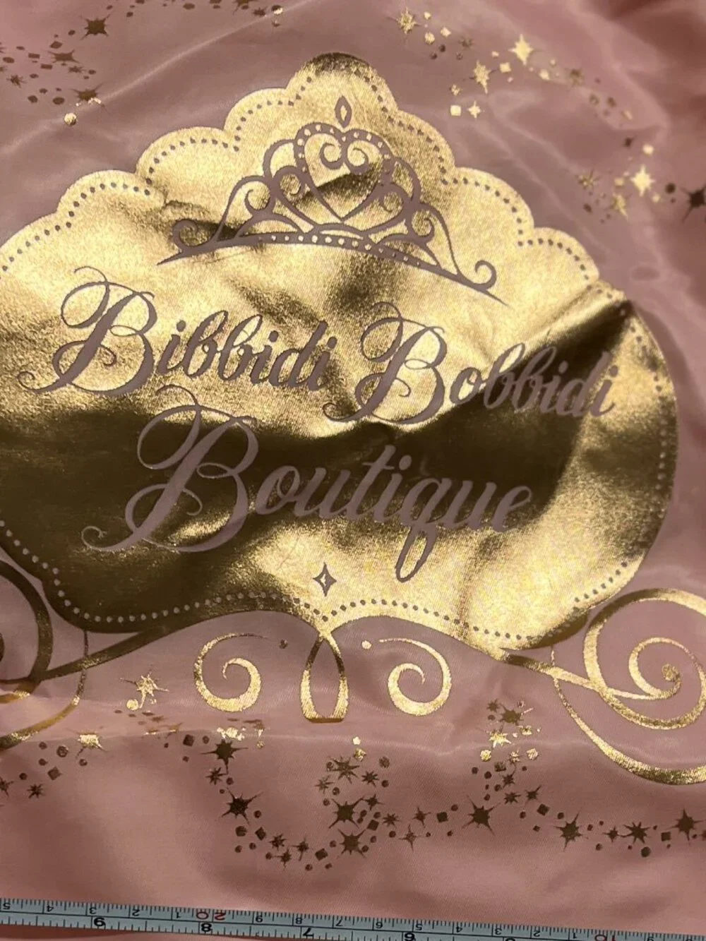 Disney Parks Bibbidi Bobbidi Boutique Cinderella Drawstring Backpack & Sash NWT‎